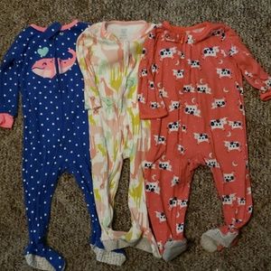 ✔5 for $25✔ 12mo footed pajamas